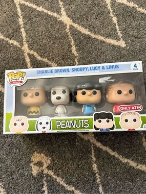 Funko Peanuts 4-Pack Charlie Brown, Snoopy, Lucy & Linus -Target Exclusive